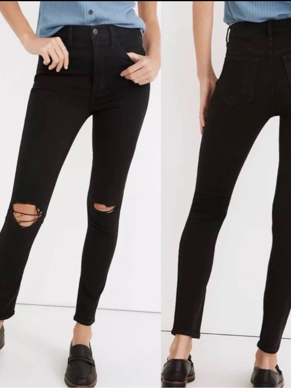 Madewell Women's road tripper Jeans — Black
